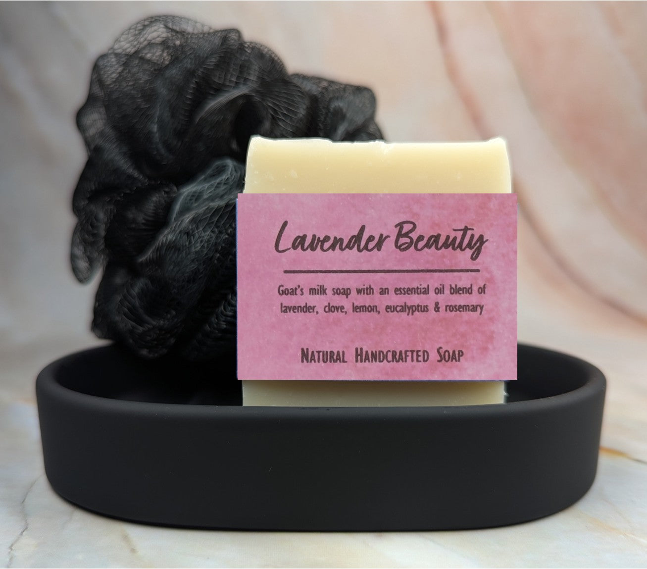 Lavender Beauty Essential Oil Soap with Goat's Milk