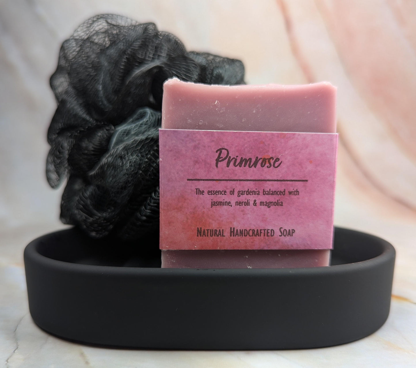 African violet soap natural handcrafted with gardenia jasmine neroli magnolia