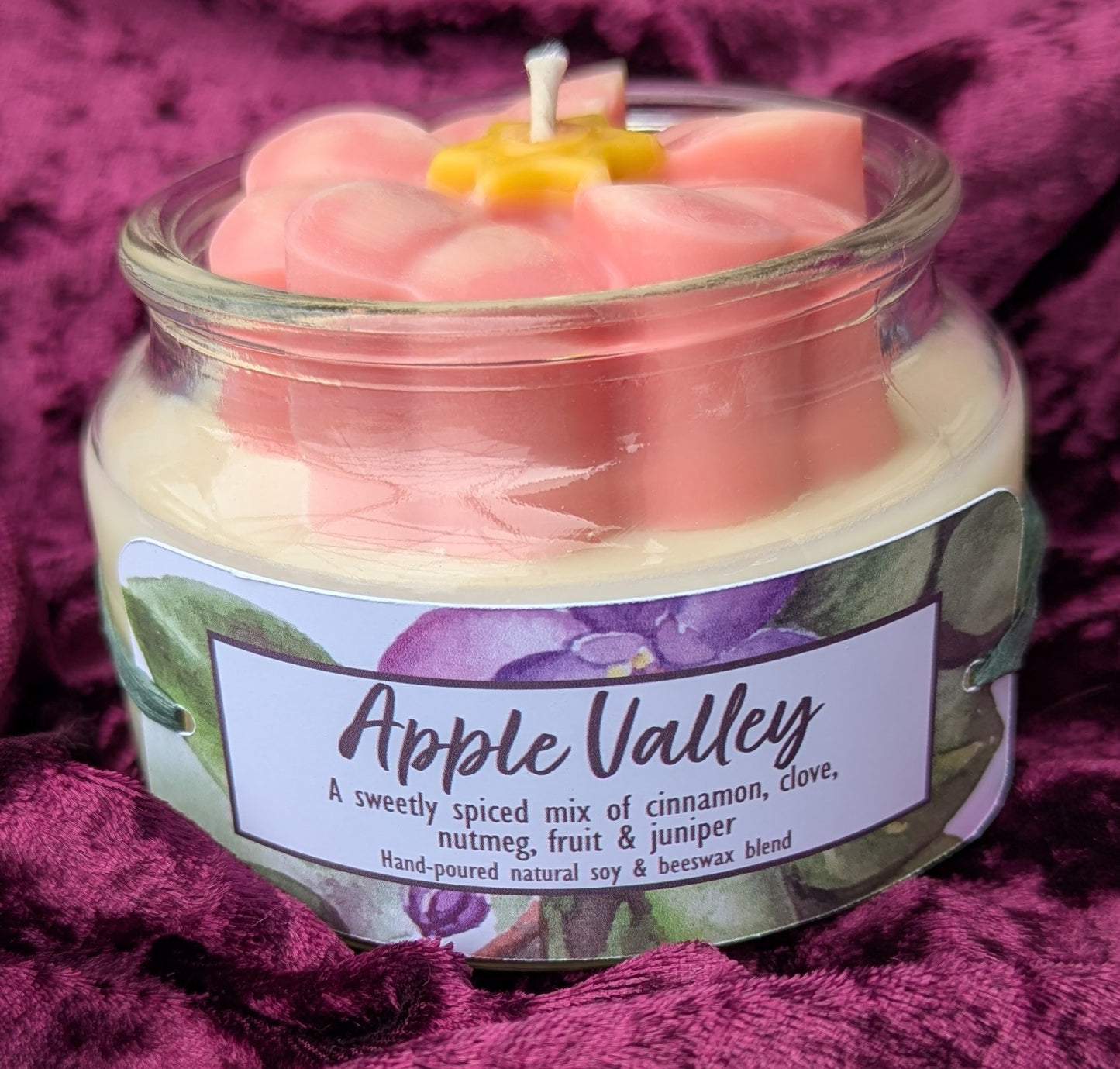 Apple Valley African Violet Candle
