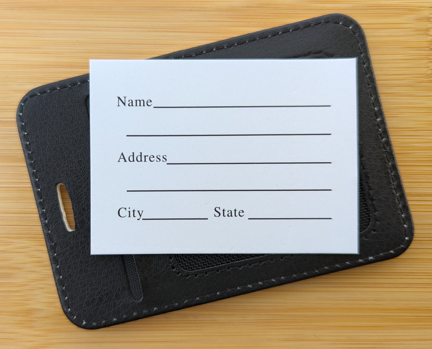Luggage Tag - Off to buy some new African violets!