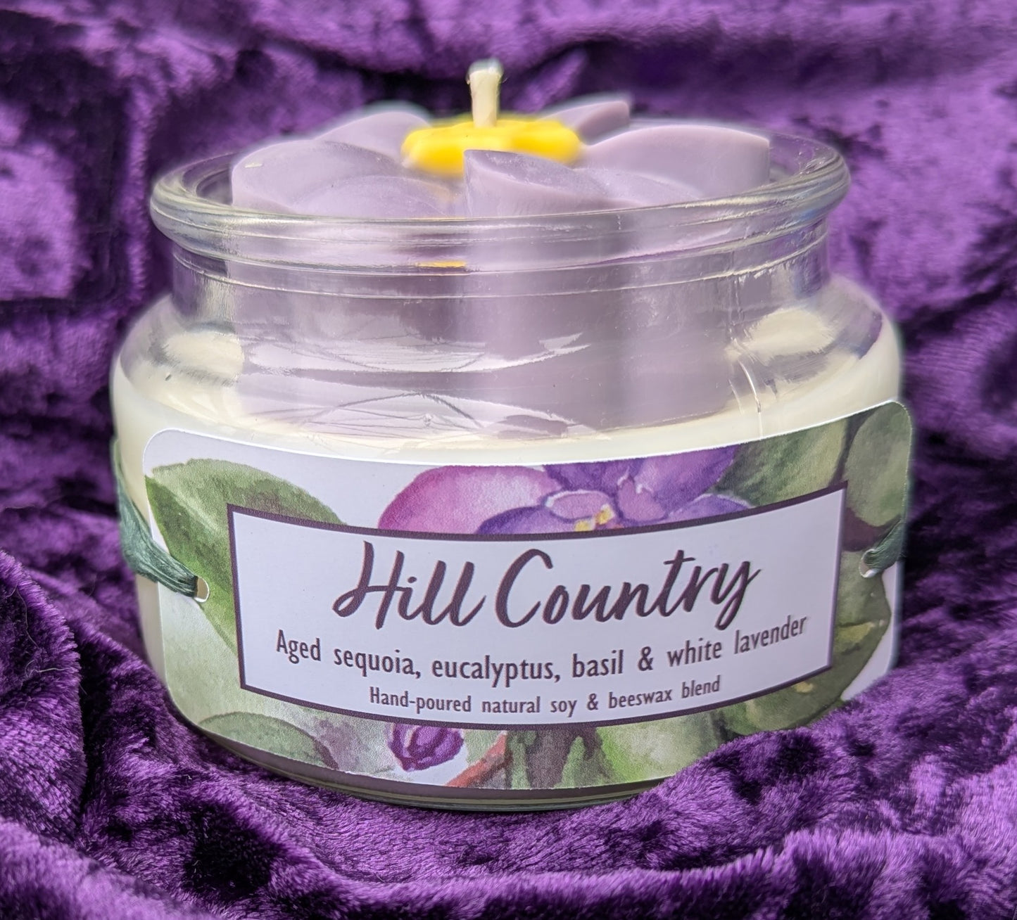 Hill Country African Violet Candle, 10oz