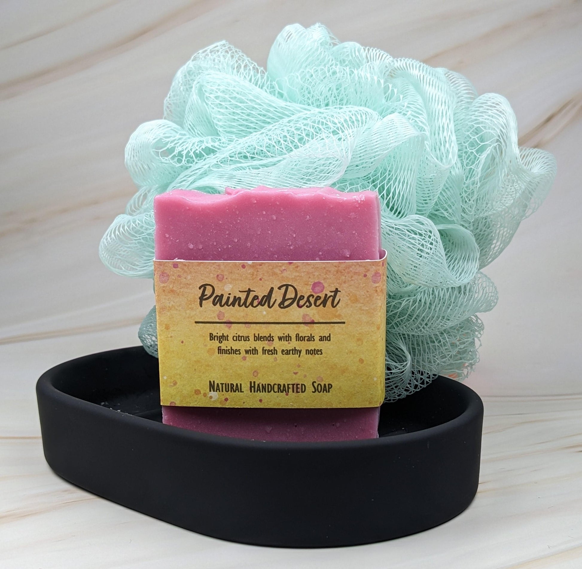 African violet soap natural handcrafted with citrus florals earthy notes